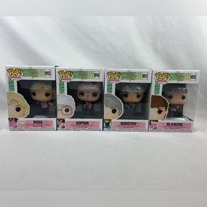 Funko Pop Golden Girls Rose Sophia Dorothy and Blanche NEW SEALED